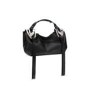 Black Calf Leather Bos Taurus Shoulder Bag