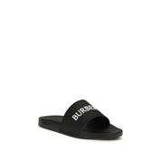 Black Rubber Slippers