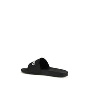 Black Rubber Slippers
