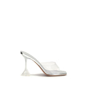 Silver Pvc Sandals