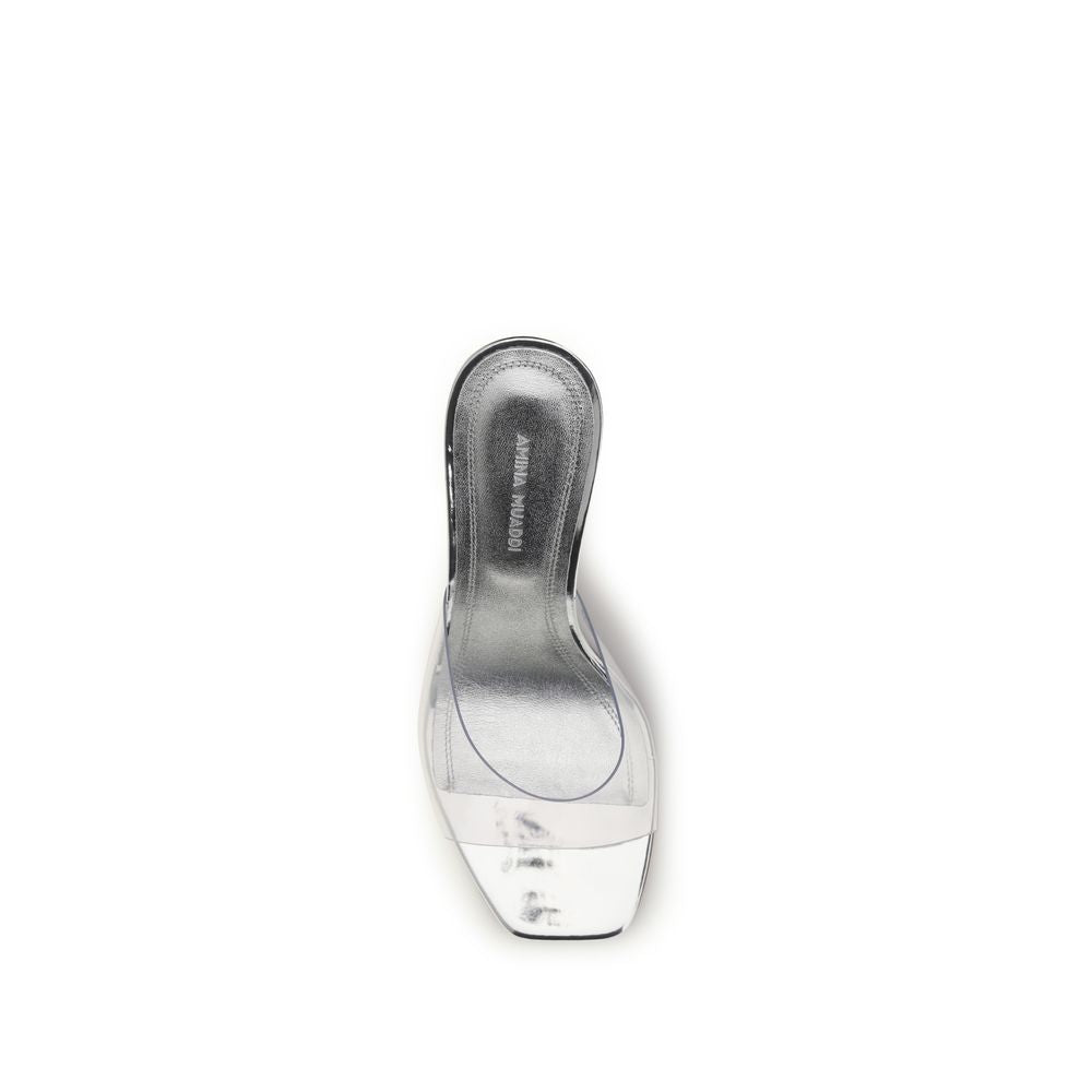 Silver Pvc Sandals