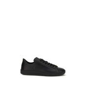 Black Calf Leather Bos Taurus Sneakers
