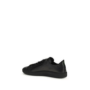 Black Calf Leather Bos Taurus Sneakers
