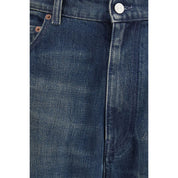 Blue Cotton Relaxed Fit Jeans