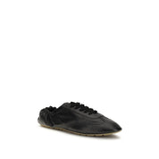 Black Calf Leather Bos Taurus Athletic Sneakers