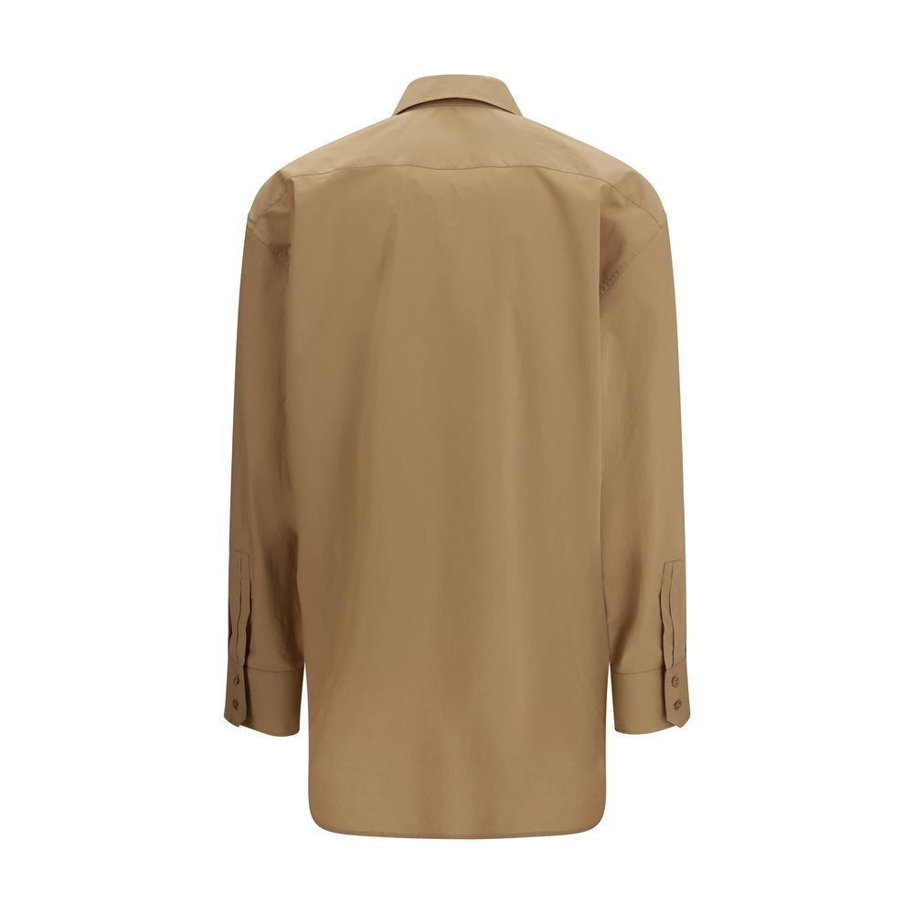 Beige Cotton Shirt