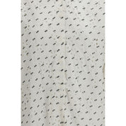 White Cotton Pattern Shirt