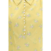 Bicolor Silk Casual Dress