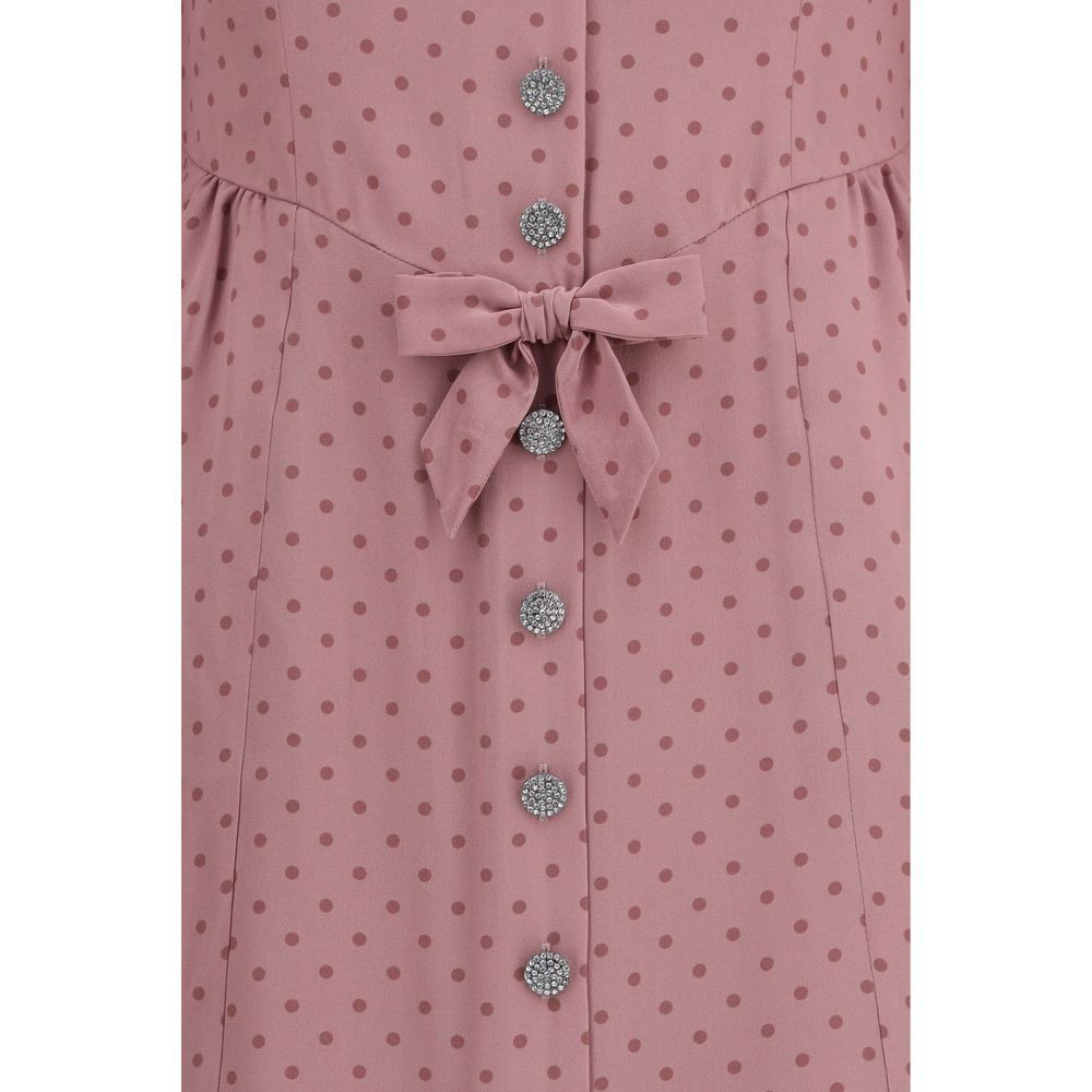 Multicolor Silk Casual Dress