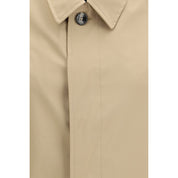 Beige Polyester Trench Coat