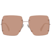 Rose Gold Metal Sunglasses