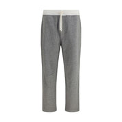 Gray Cotton Joggers (Workout Pants)
