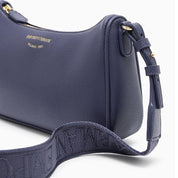 Blue Polyethylene Shoulder Bag