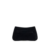 Black Polyester Clutch Bag