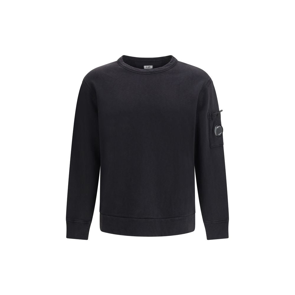 Black Cotton Sweatshirt