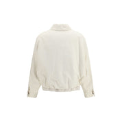 White Cotton Denim Jacket