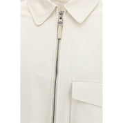 White Cotton Denim Jacket