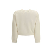 Beige Cotton Sweatshirt