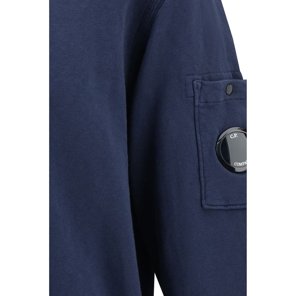 Blue Cotton Sweatshirt