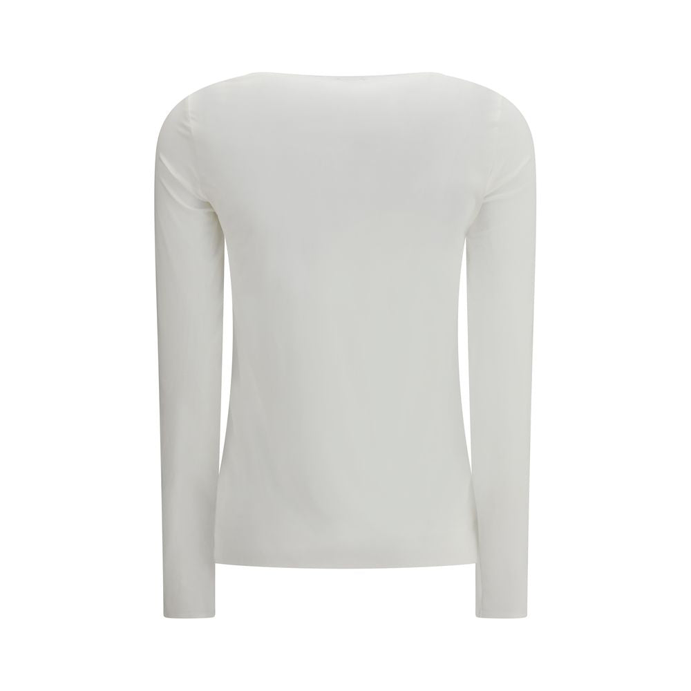 White Modal Long Sleeve T-Shirt