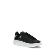 Black Calf Leather Bos Taurus Chunky Sneakers