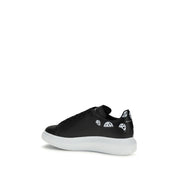 Black Calf Leather Bos Taurus Chunky Sneakers