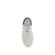 White Calf Leather Bos Taurus Low Top Sneakers
