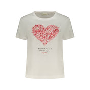 Bianco Cotton Women T-Shirt