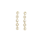 Gold Brass Earrings