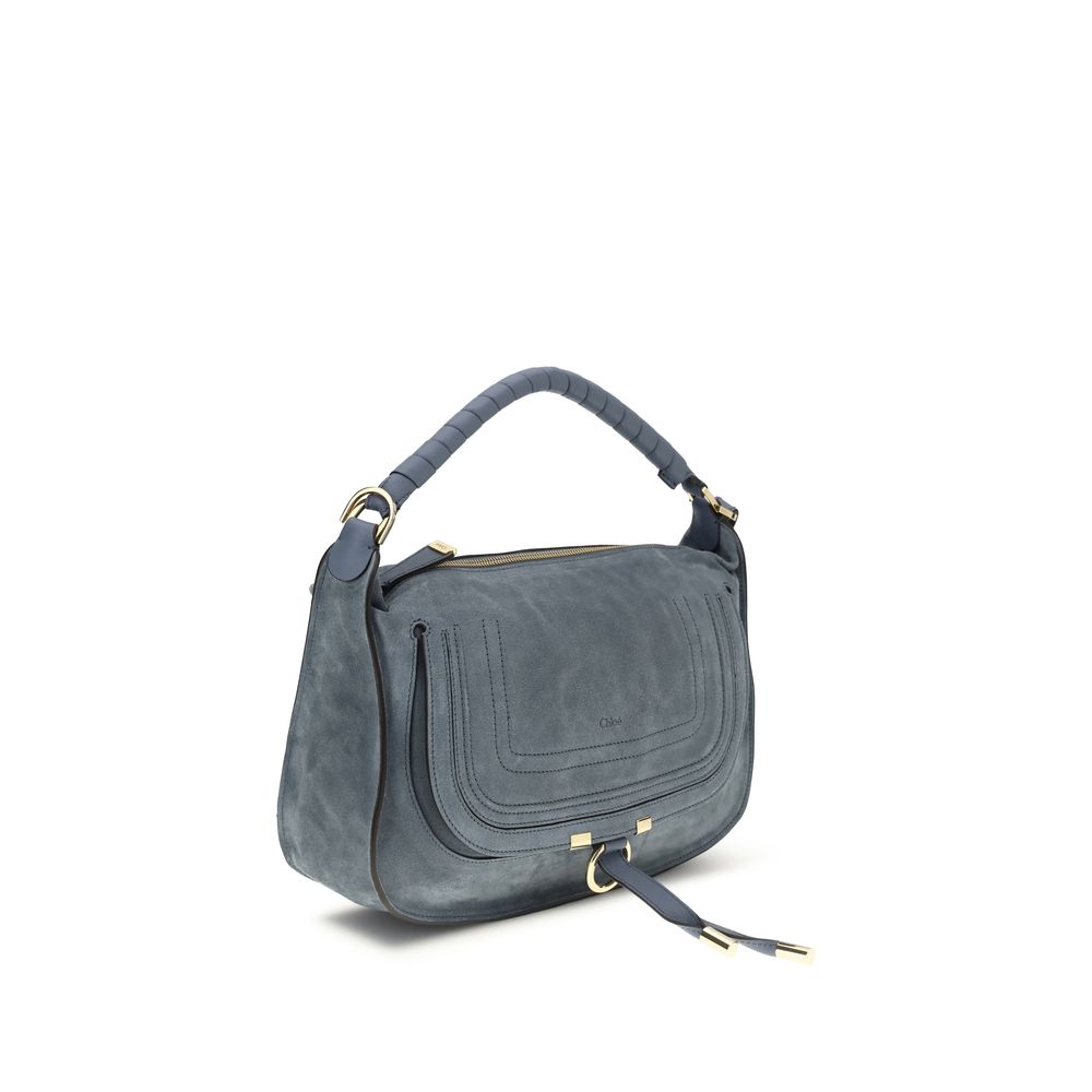 Blue Calf Leather Bos Taurus Shoulder Bag