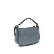 Blue Calf Leather Bos Taurus Shoulder Bag