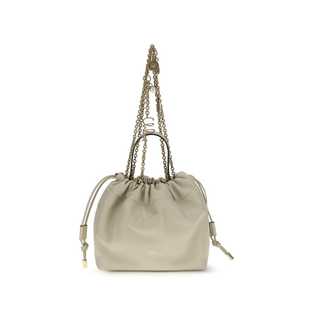 Beige Lamb Ovis Aries Aries Shoulder Bag