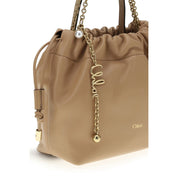 Beige Lamb Ovis Aries Aries Shoulder Bag