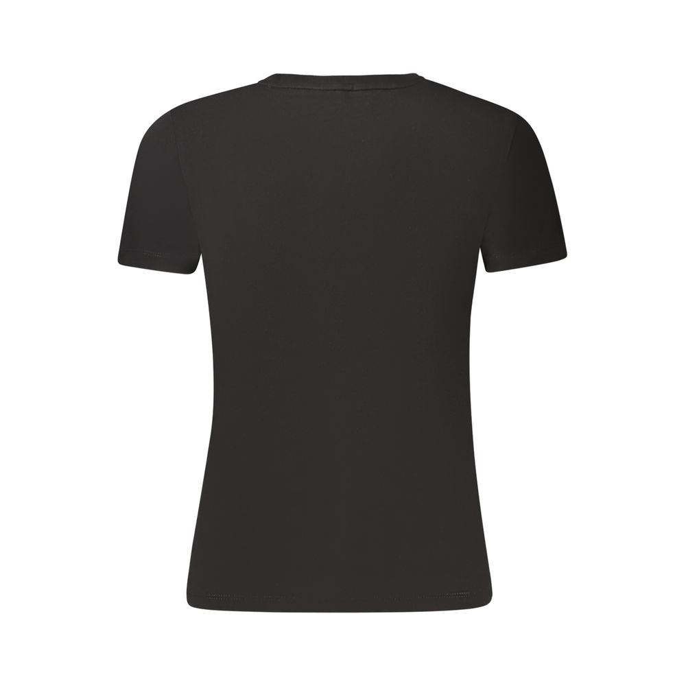 Black Cotton Women's T-Shirt