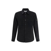 Black Cotton Dress Shirt