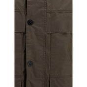 Brown Polyester Coat