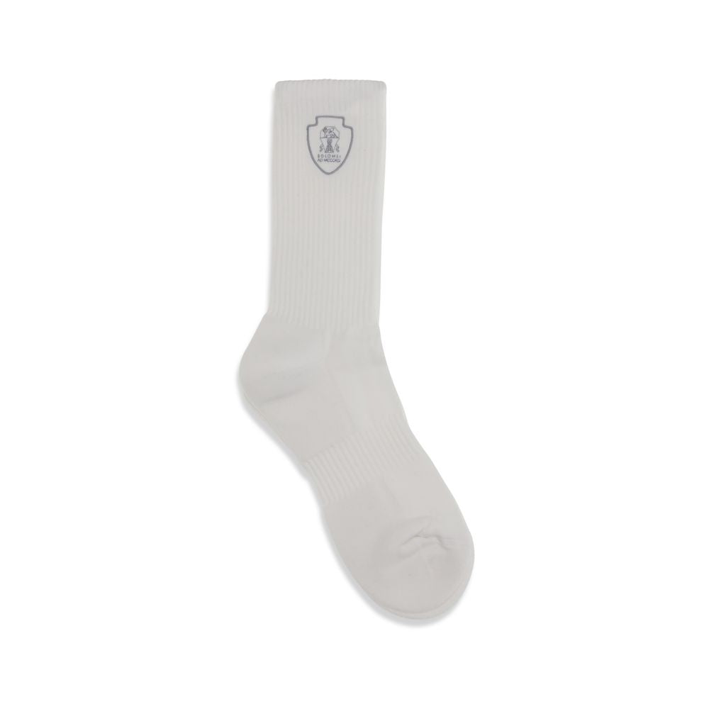 White Cotton Socks