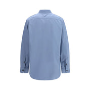 Blue Cotton Dress Shirt