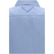 Blue Cotton Dress Shirt