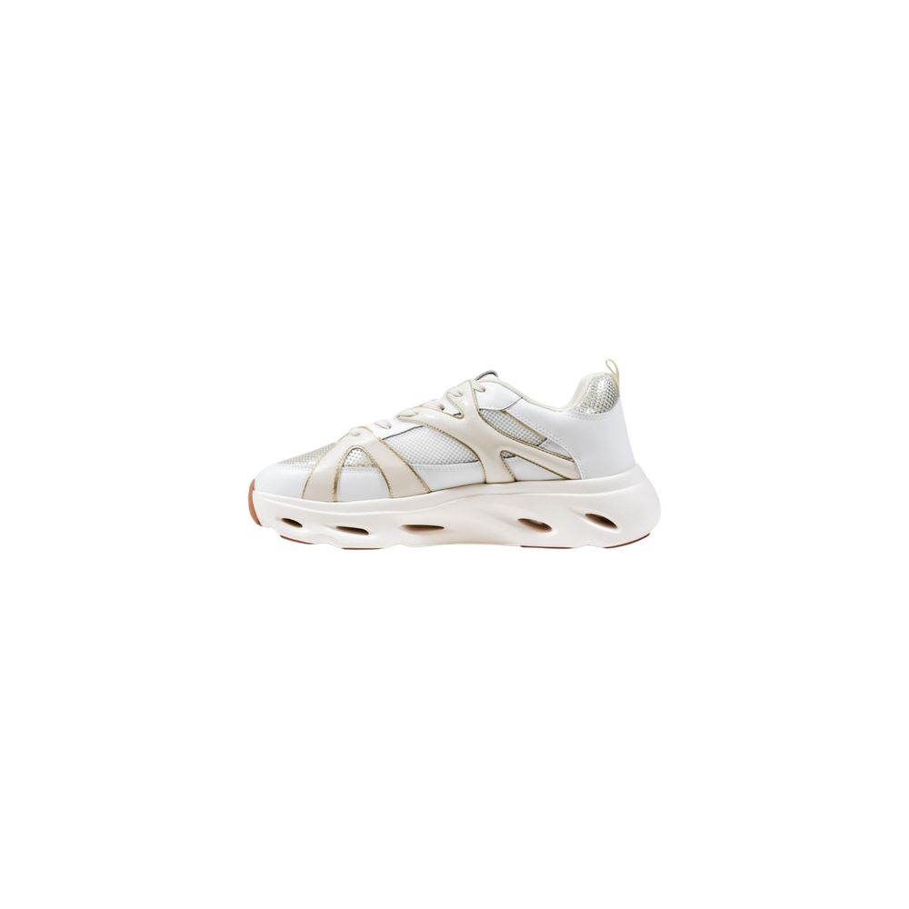 White Leather Athletic Sneakers