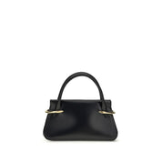 Black Calf Leather Bos Taurus Handbag