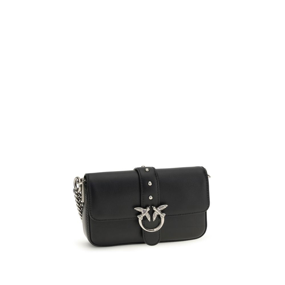 Black Calf Leather Bos Taurus Shoulder Bag