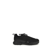 Black Nylon Athletic Sneakers