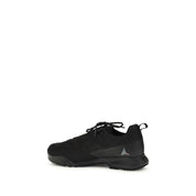 Black Nylon Athletic Sneakers