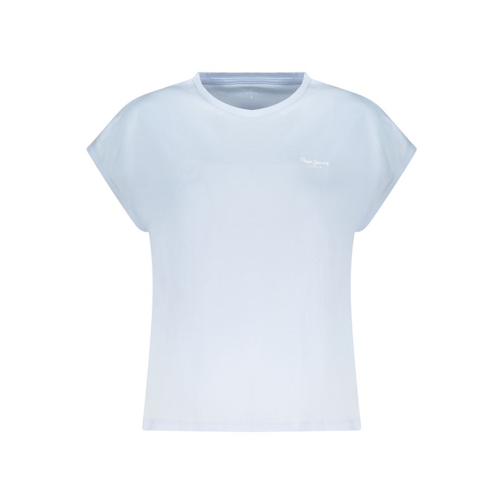 Azzurro Cotton Women T-Shirt