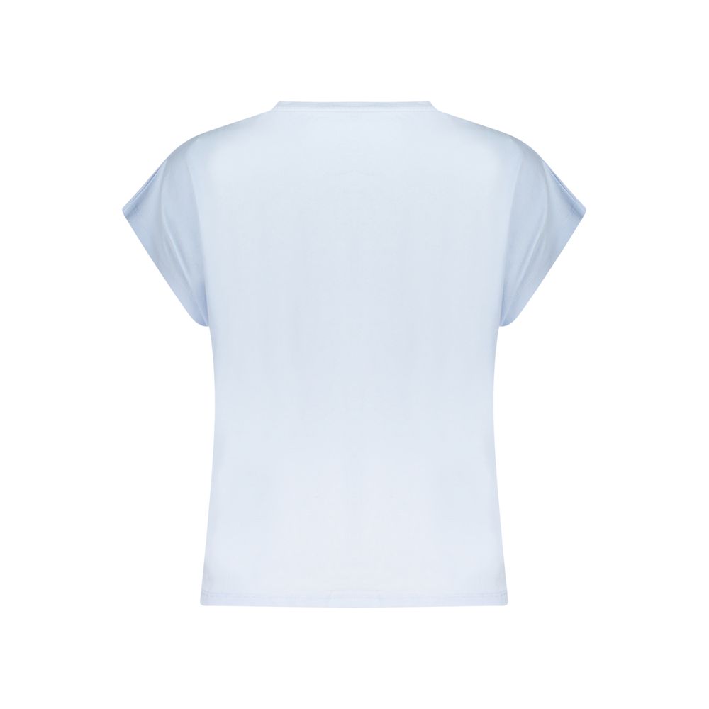 Azzurro Cotton Women T-Shirt