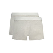 "Gray Cotton Men's Boxer Short"