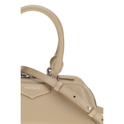 Beige Calf Leather Bos Taurus Handbag