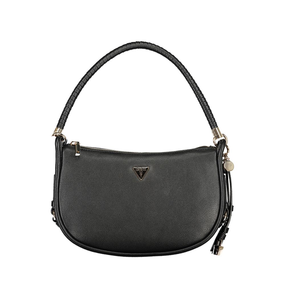 "Nero Polyurethane Women Handbag"