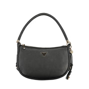 "Nero Polyurethane Women Handbag"